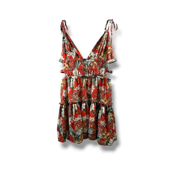 Hello Molly Dresses & Skirts - Hello Molly NWT Sweet Jacaranda Dress in Orange Floral Pattern Size 6